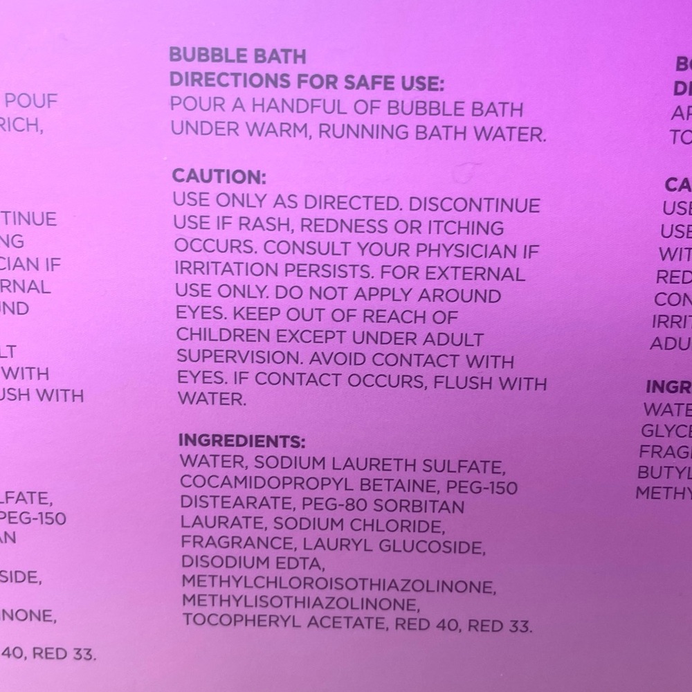 Juicy Couture Body Gift Set ~ Wash Lotion Bubble Bath Luxury Pamper JC NEW NIB - Picture 4 of 5
